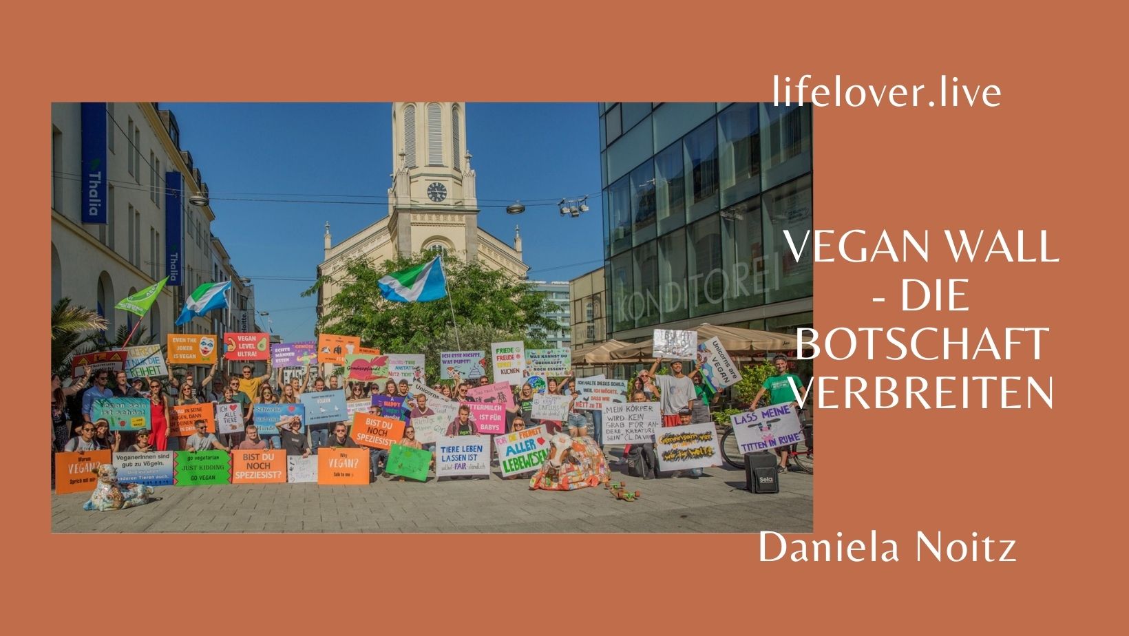 Vegan Wall - Die Botschaft verbreiten – Aktivismus