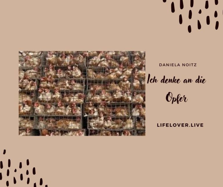 Ich denke an die Opfer – Aktivismus