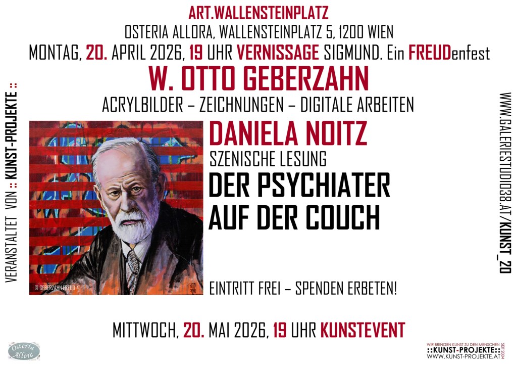 VERNISSAGE Sigmund FREUDenfest | Daniela Noitz Bücher und Lesungen